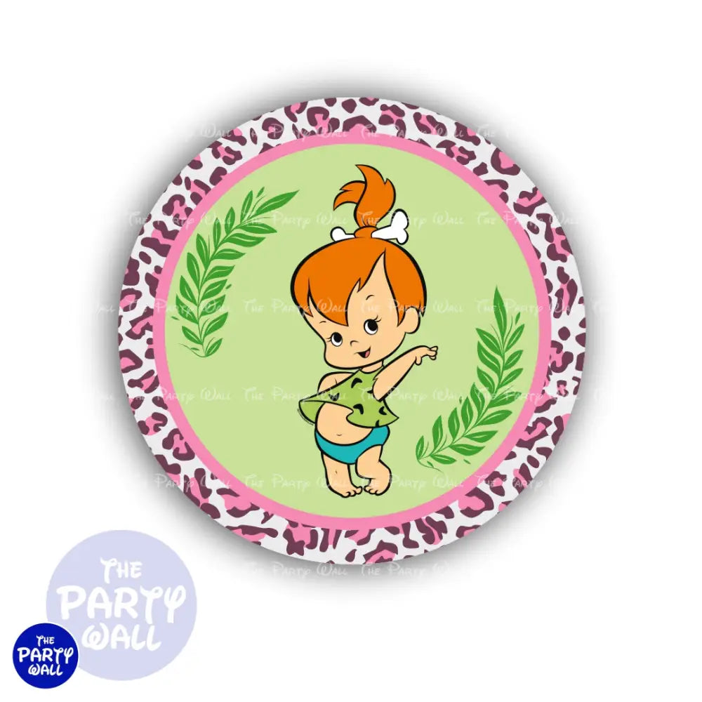 Los Picapiedra - Funda para mampara circular Circular