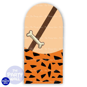 Los Picapiedra - Funda para mampara de punta redonda o rectangular Mampara de punta redonda