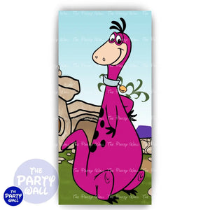 Los Picapiedra - Funda para mampara de punta redonda o rectangular Mampara de punta redonda