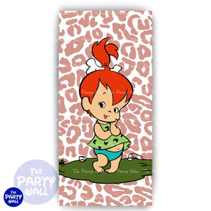 Los Picapiedra - Funda para mampara de punta redonda o rectangular Mampara de punta redonda