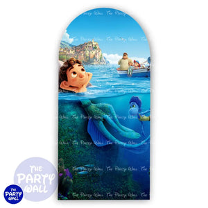 Luca - Funda para mampara de punta redonda o rectangular Mampara de punta redonda