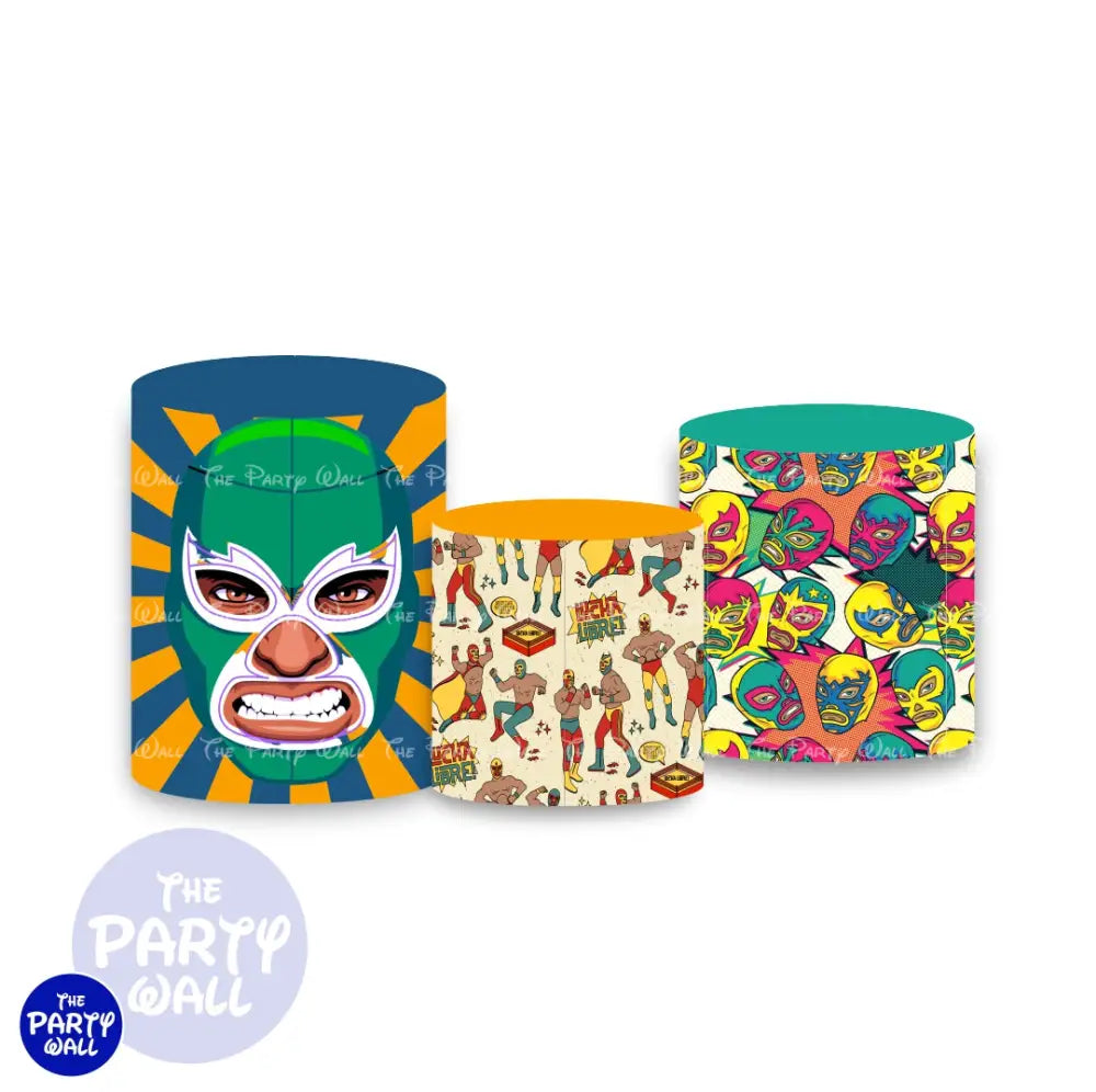 Lucha Libre - Fundas para cilindros Cilindros