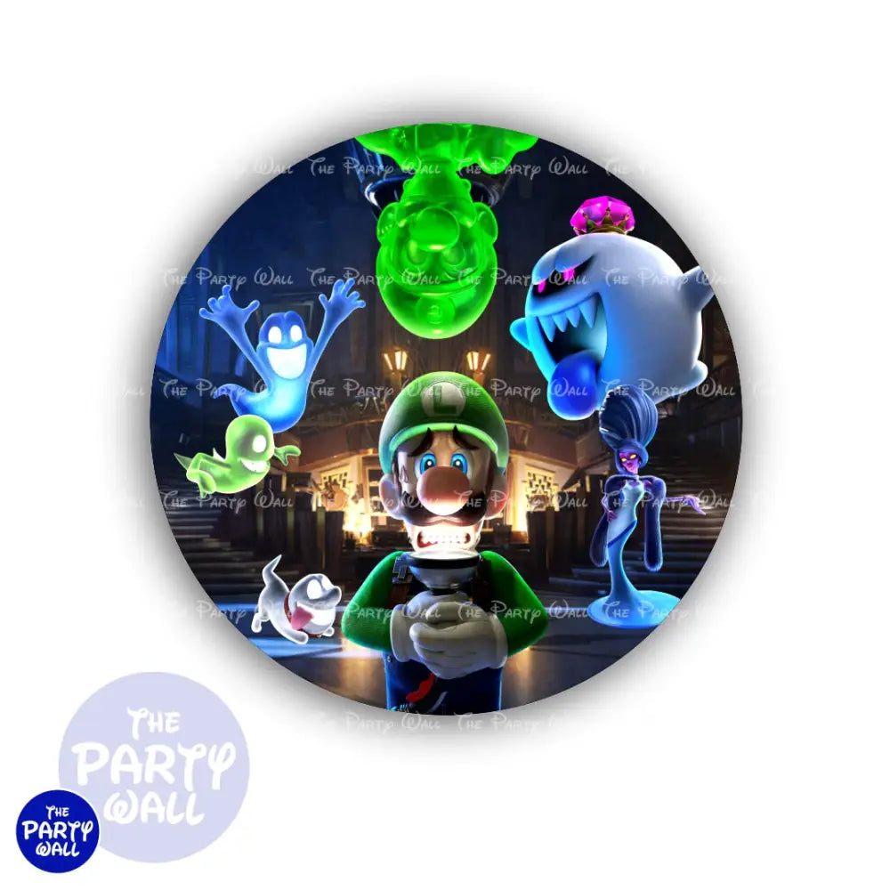 Luigi´s Mansion - Funda para mampara circular Circular