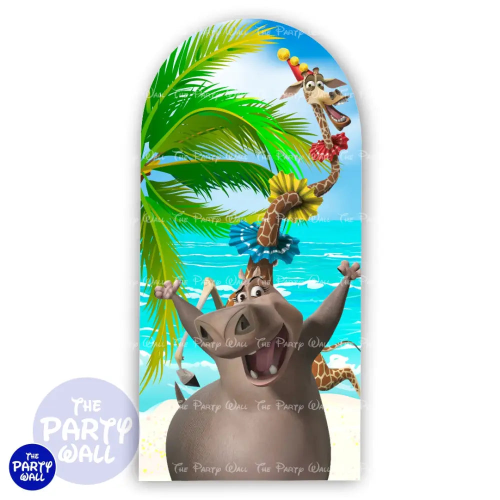 Madagascar - Funda para mampara de punta redonda o rectangular Mampara de punta redonda