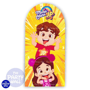 María Clara Y JP Funda para mampara de punta redonda o rectangular Mampara de punta redonda