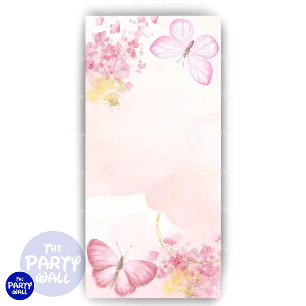 Mariposas - Funda para mampara de punta redonda o rectangular Mampara de punta redonda