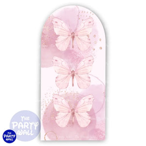 Mariposas - Funda para mampara de punta redonda o rectangular Mampara de punta redonda