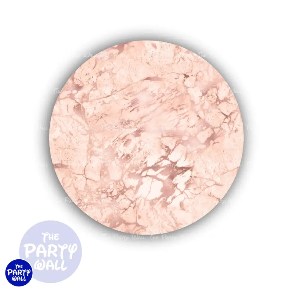 Mármol - Funda para mampara circular Circular