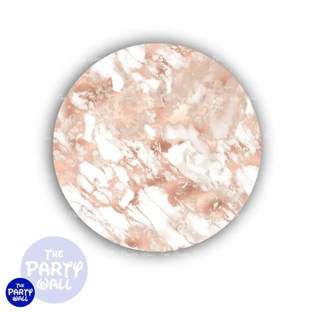 Mármol - Funda para mampara circular Circular