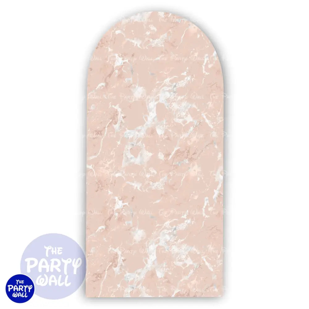 Mármol - Funda para mampara de punta redonda o rectangular Mampara de punta redonda