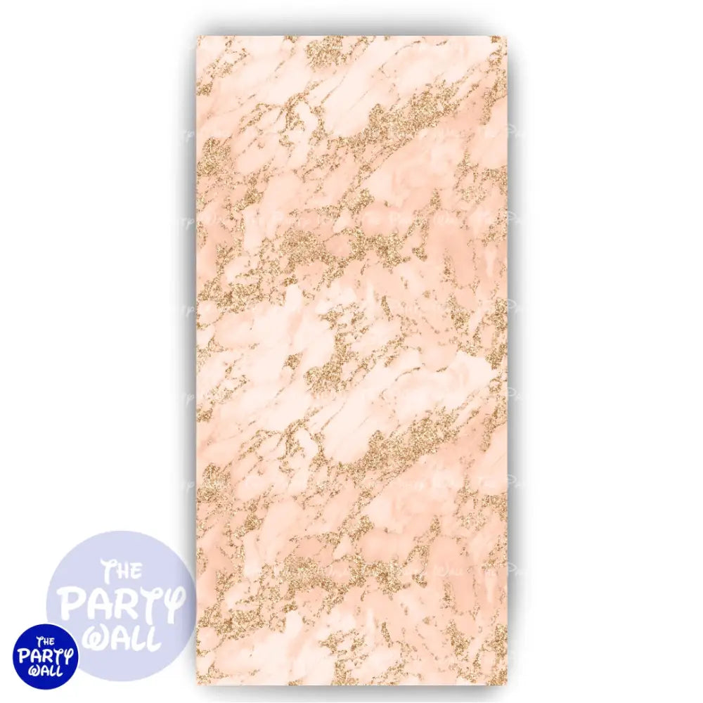 Mármol - Funda para mampara de punta redonda o rectangular Mampara de punta redonda