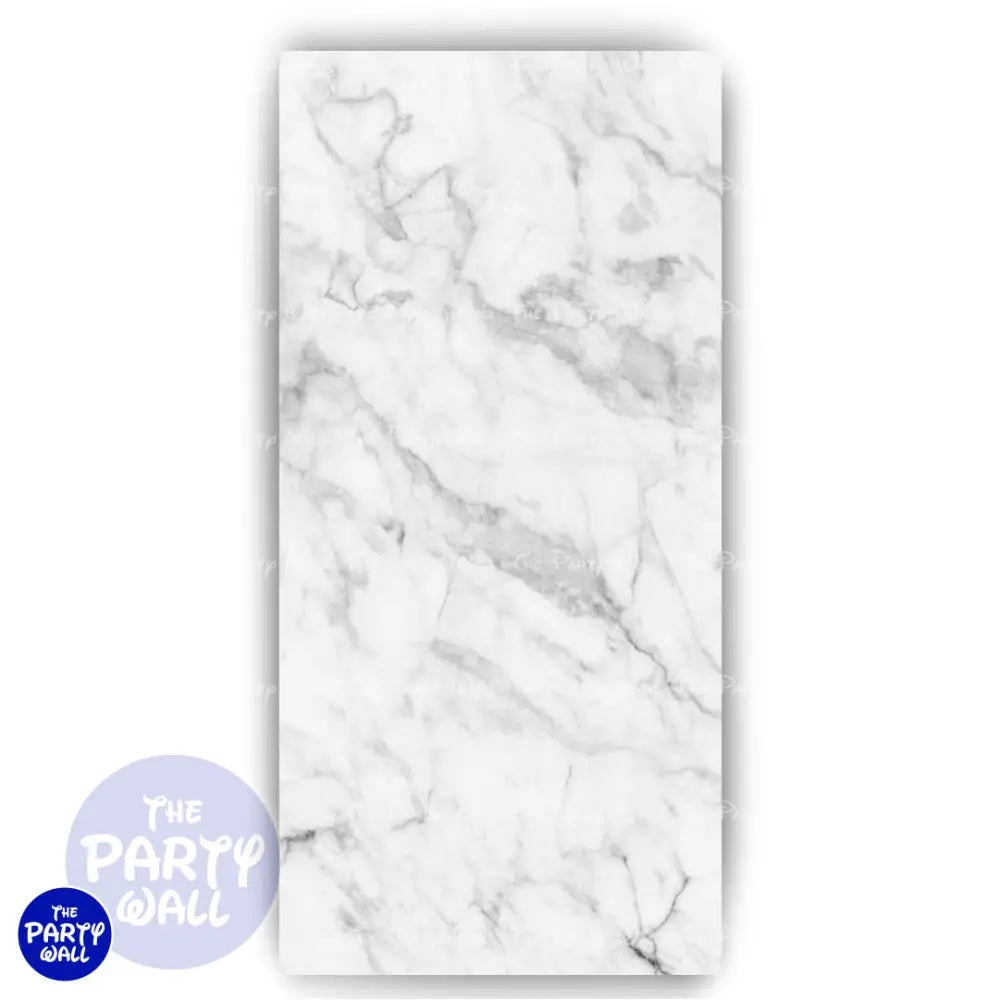 Mármol - Funda para mampara de punta redonda o rectangular Mampara de punta redonda