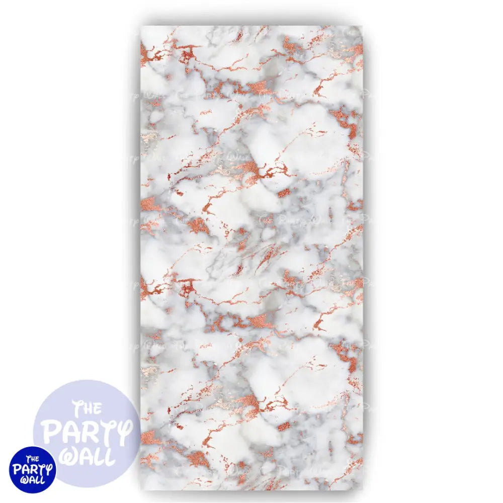 Mármol - Funda para mampara de punta redonda o rectangular Mampara de punta redonda