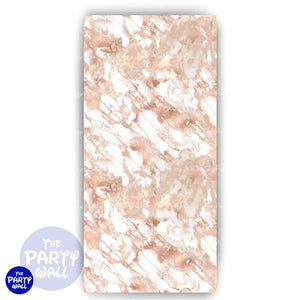 Mármol - Funda para mampara de punta redonda o rectangular Mampara de punta redonda