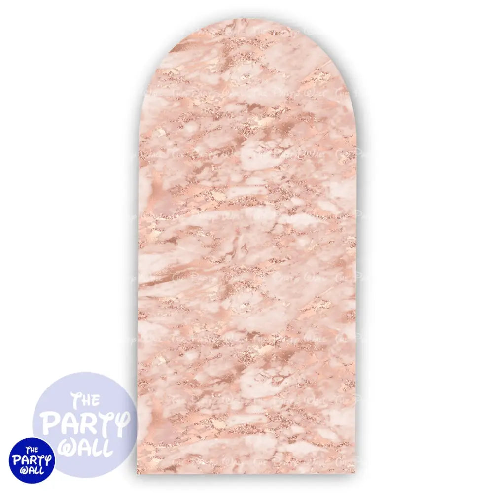 Mármol - Funda para mampara de punta redonda o rectangular Mampara de punta redonda