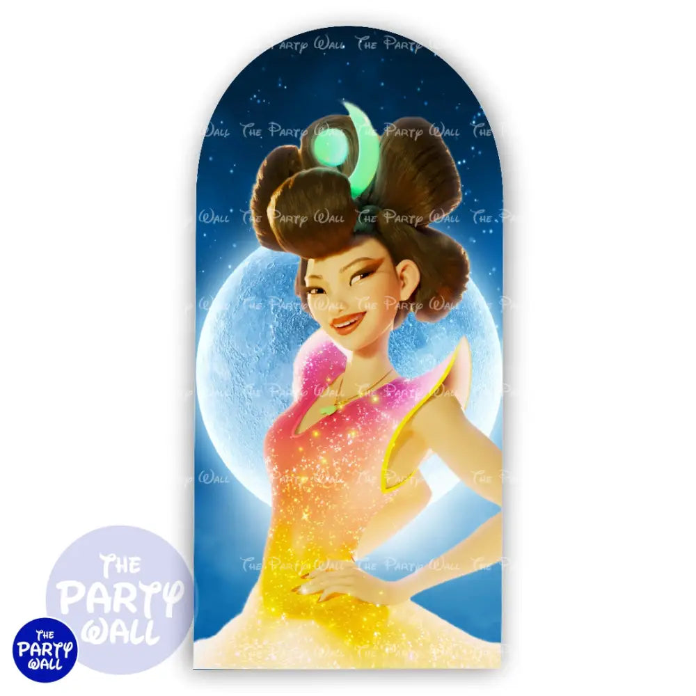 Mas Allá de la Luna - Funda para mampara de punta redonda o rectangular Mampara de punta redonda