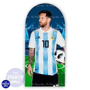 Messi - Funda para mampara de punta redonda o rectangular Mampara de punta redonda