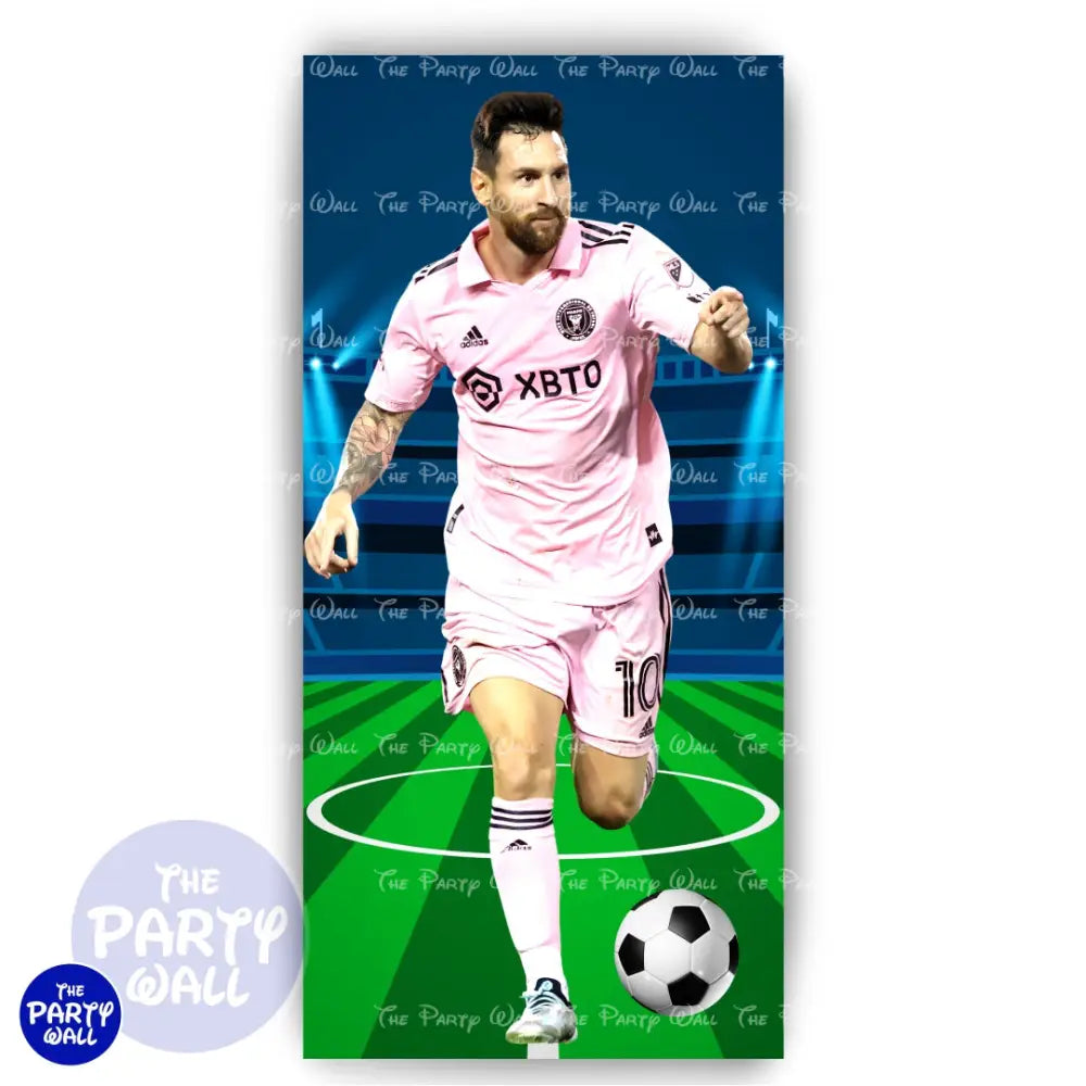 Messi - Funda para mampara de punta redonda o rectangular Mampara de punta redonda