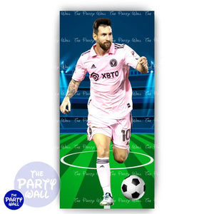 Messi - Funda para mampara de punta redonda o rectangular Mampara de punta redonda