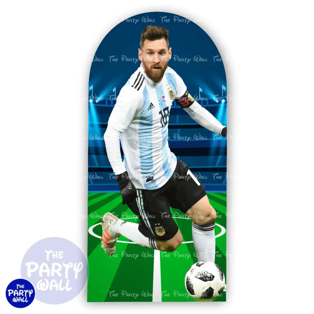 Messi - Funda para mampara de punta redonda o rectangular Mampara de punta redonda