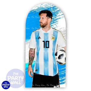 Messi - Funda para mampara de punta redonda o rectangular Mampara de punta redonda