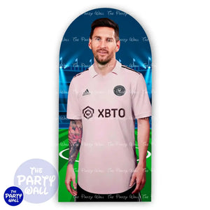 Messi - Funda para mampara de punta redonda o rectangular Mampara de punta redonda