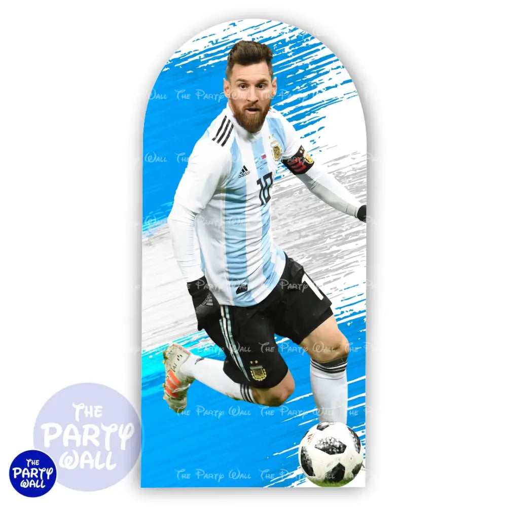 Messi - Funda para mampara de punta redonda o rectangular Mampara de punta redonda
