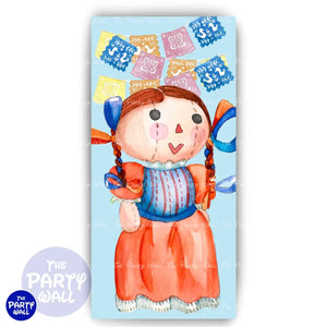 Mexicana - Funda para mampara de punta redonda o rectangular Mampara de punta redonda