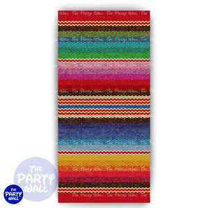 Mexicana - Funda para mampara de punta redonda o rectangular Mampara de punta redonda