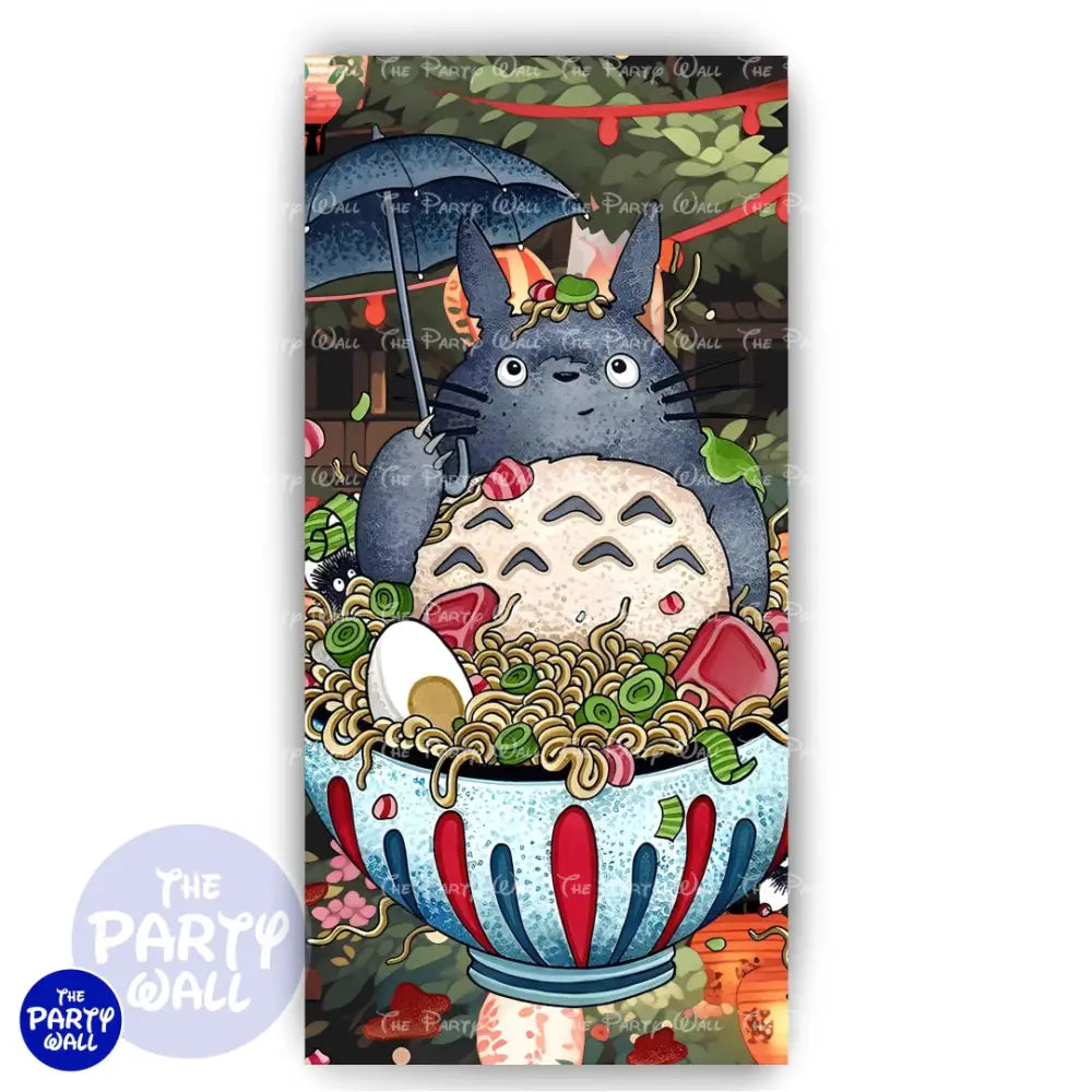 Mi Vecino Totoro - Funda para mampara de punta redonda o rectangular Mampara de punta redonda