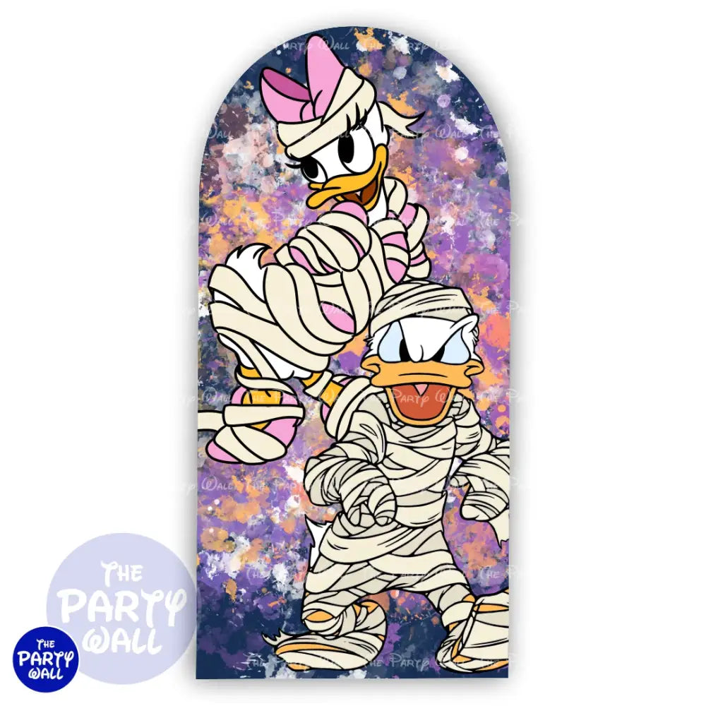 Mickey Halloween - Funda para mampara de punta redonda o rectangular Mampara de punta redonda