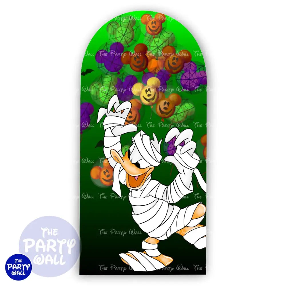 Mickey Halloween - Funda para mampara de punta redonda o rectangular Mampara de punta redonda