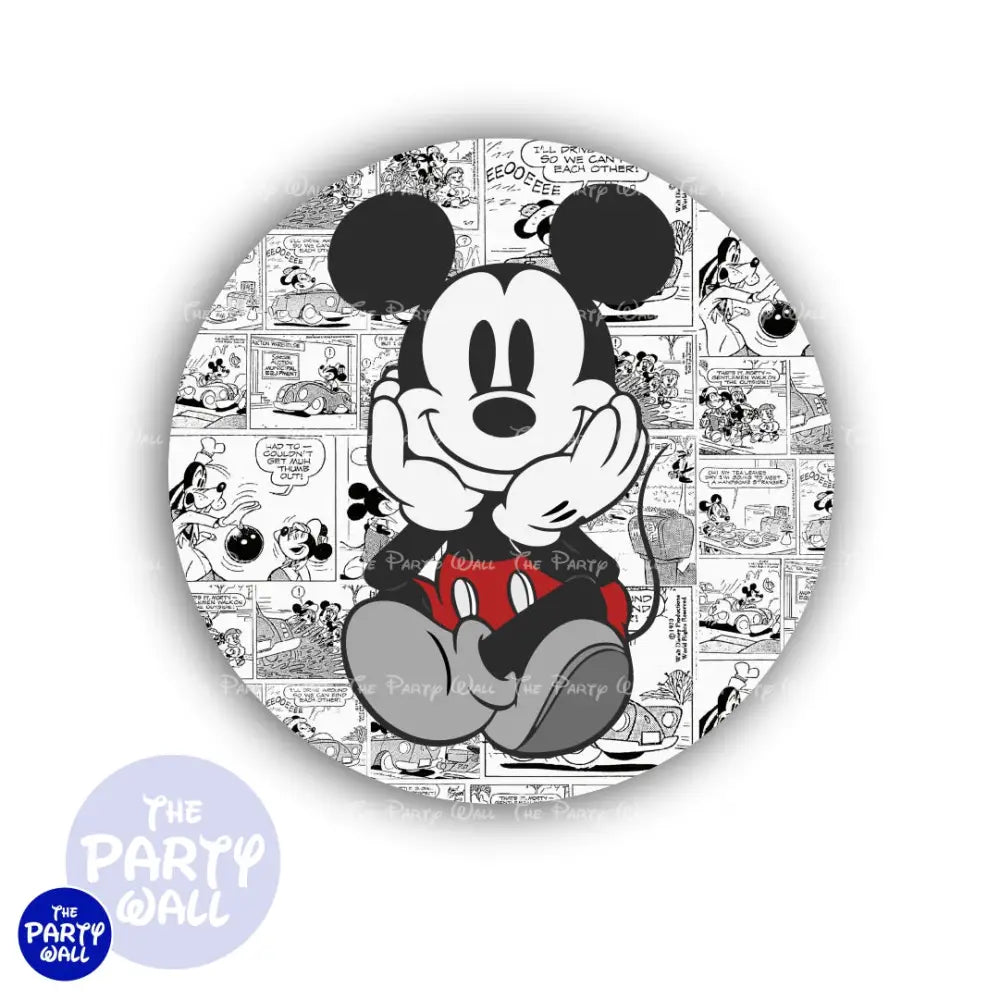 Mickey Mouse - Funda para mampara circular Circular