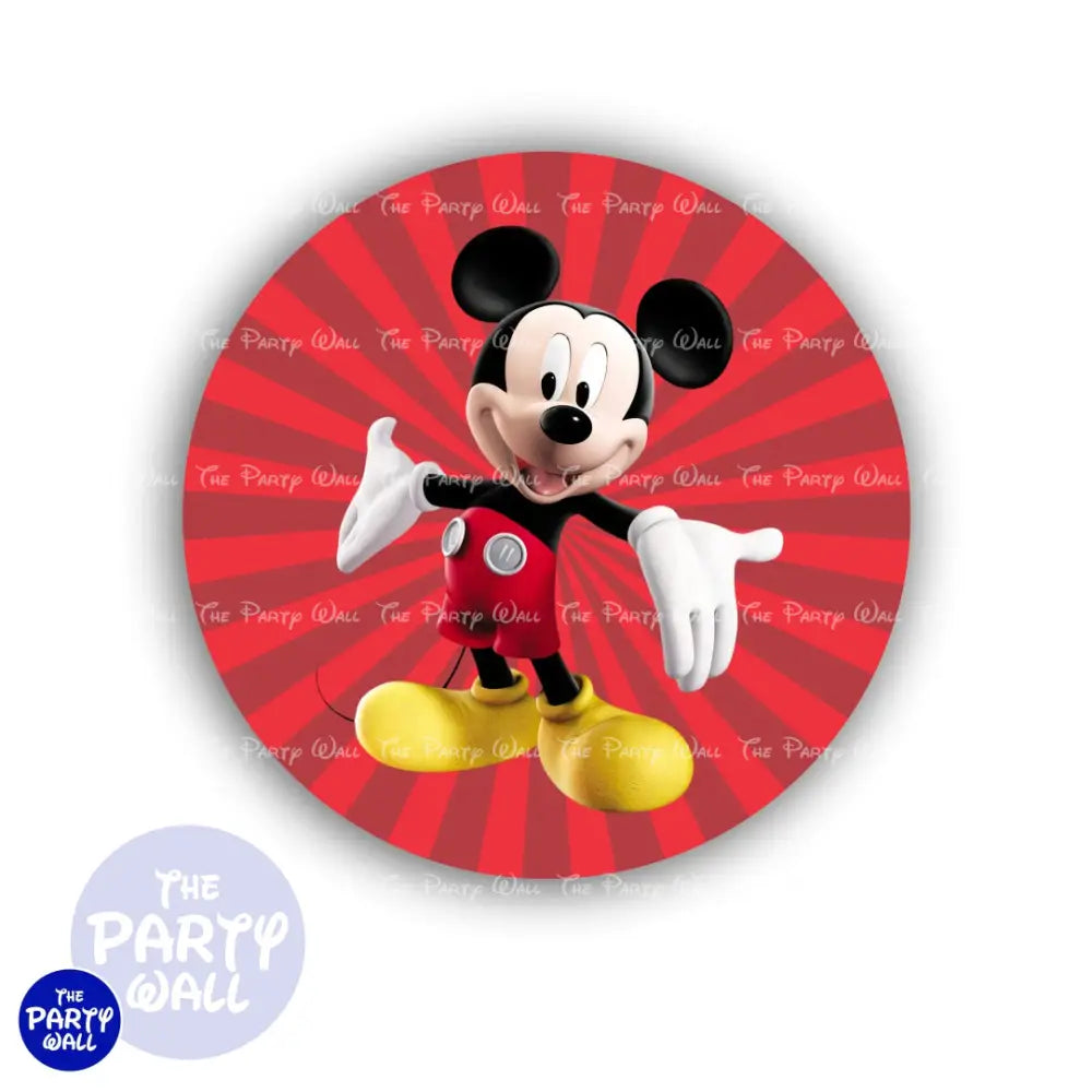 Mickey Mouse - Funda para mampara circular Circular