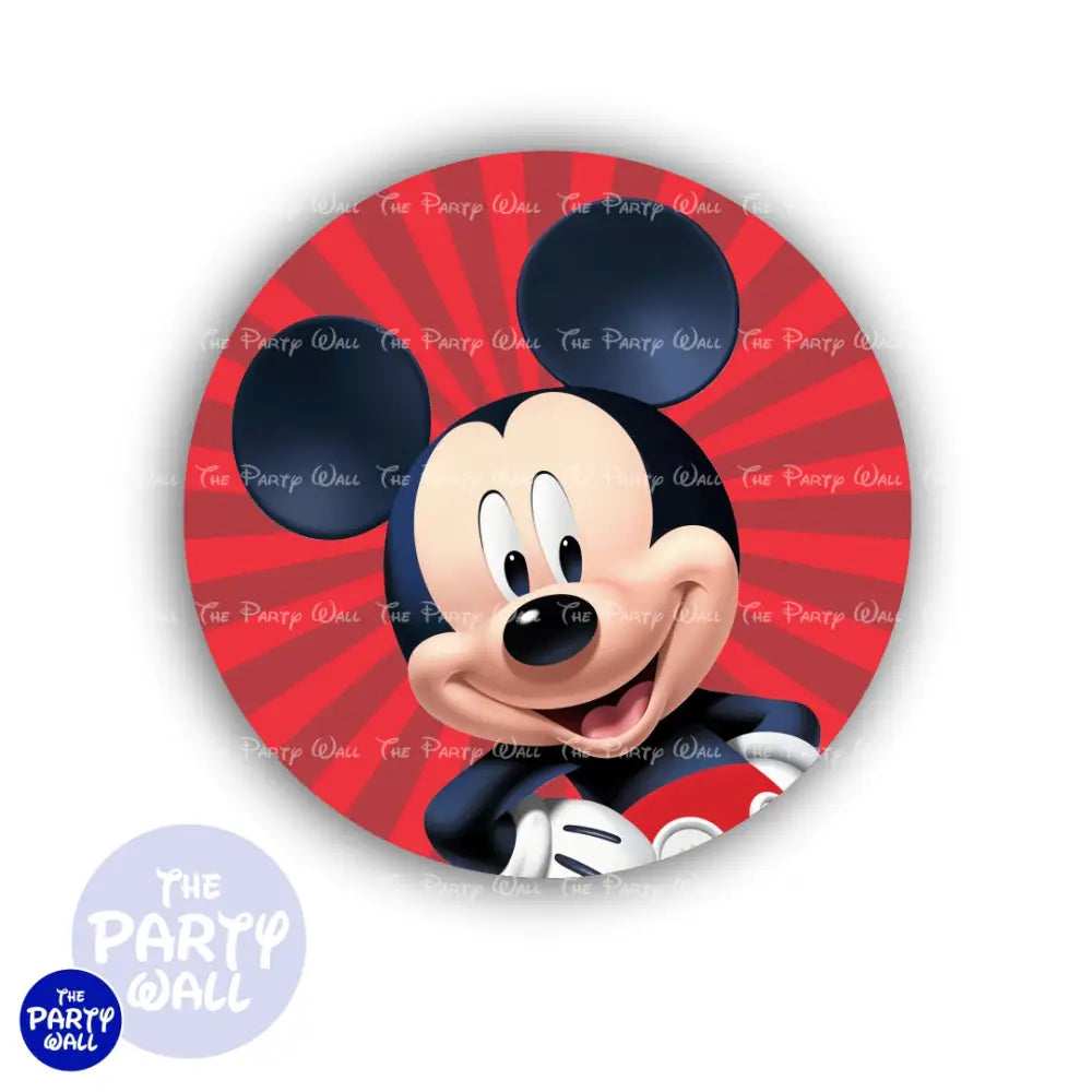 Mickey Mouse - Funda para mampara circular