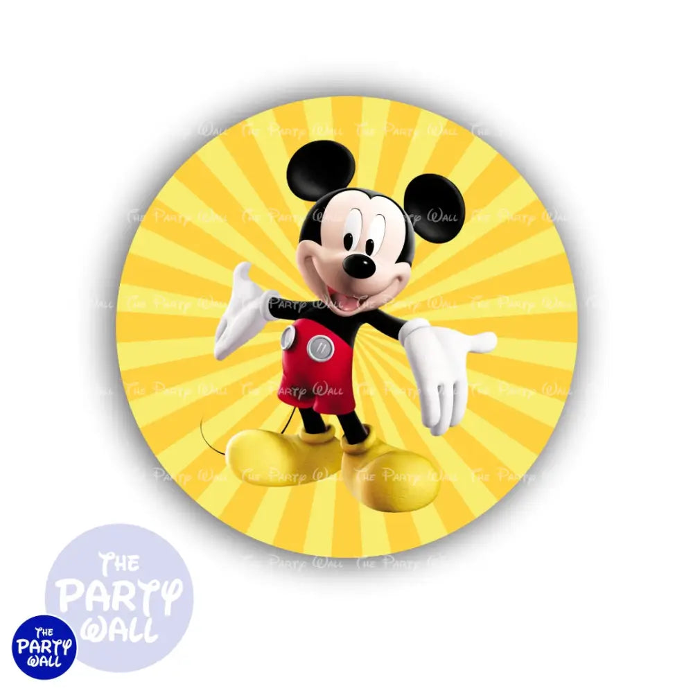 Mickey Mouse - Funda para mampara circular Circular