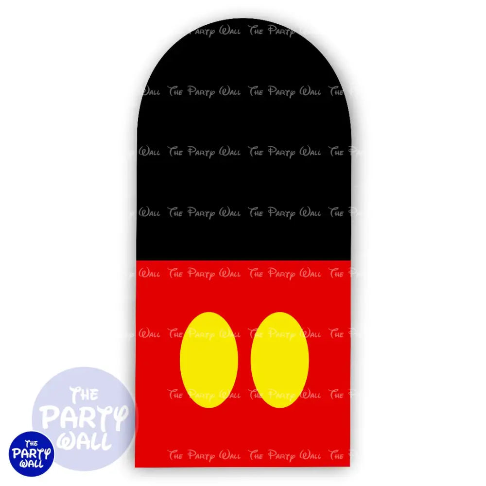 Mickey Mouse - Funda para mampara de punta redonda o rectangular Mampara de punta redonda