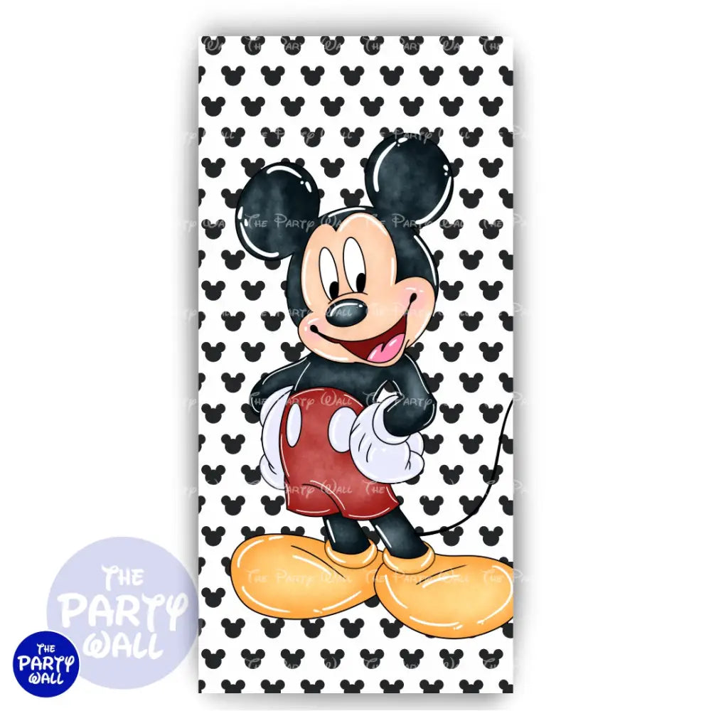 Mickey Mouse - Funda para mampara de punta redonda o rectangular Mampara de punta redonda