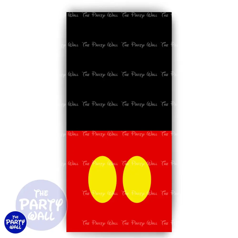 Mickey Mouse - Funda para mampara de punta redonda o rectangular Mampara de punta redonda