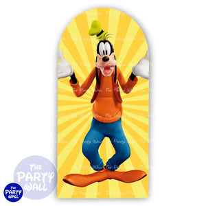 Mickey Mouse - Funda para mampara de punta redonda o rectangular Mampara de punta redonda