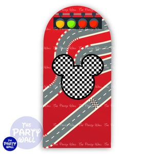 Mickey Mouse Piloto - Funda para mampara de punta redonda o rectangular Mampara de punta redonda