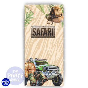 Mickey Mouse Safari - Funda para mampara de punta redonda o rectangular Mampara de punta redonda