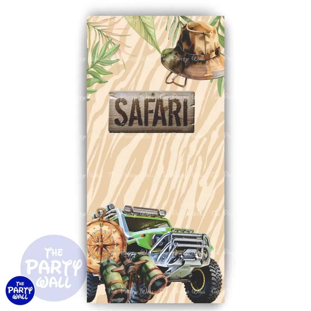 Mickey Mouse Safari - Funda para mampara de punta redonda o rectangular Mampara de punta redonda