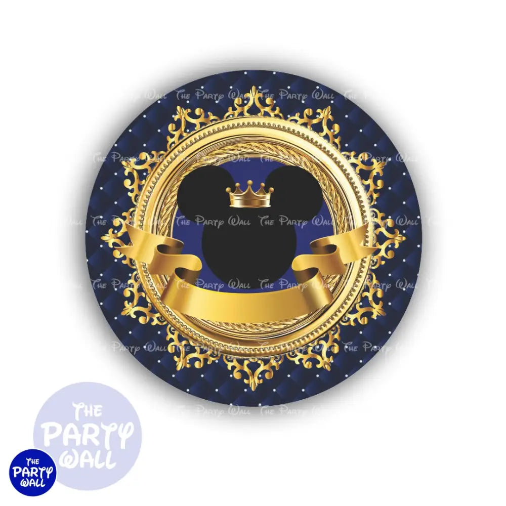 Mickey Príncipe - Funda para mampara circular Circular