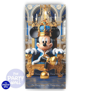 Mickey Príncipe - Funda para mampara de punta redonda o rectangular Mampara de punta redonda