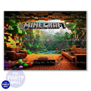 Minecraft - Funda para mampara cuadrada o rectangular Cuadrado o Rectangular