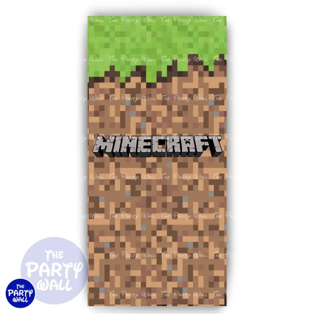 Minecraft - Funda para mampara de punta redonda o rectangular Mampara de punta redonda