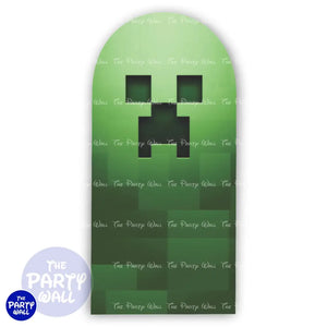 Minecraft - Funda para mampara de punta redonda o rectangular Mampara de punta redonda