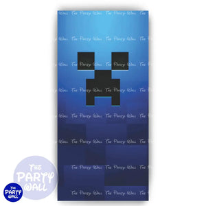 Minecraft - Funda para mampara de punta redonda o rectangular Mampara de punta redonda