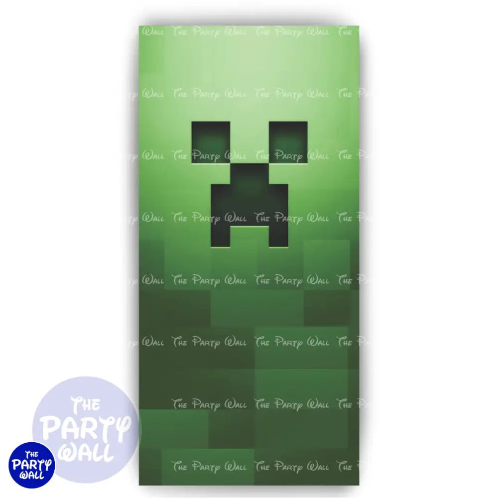 Minecraft - Funda para mampara de punta redonda o rectangular Mampara de punta redonda